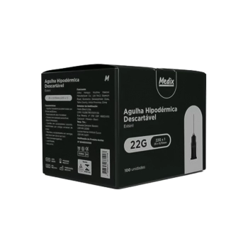 AGULHA HIPODERMICA ES 25X0,7 22G(100)