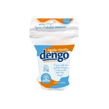 ALGODAO ROLO ZIPLOCK 25G DENGO