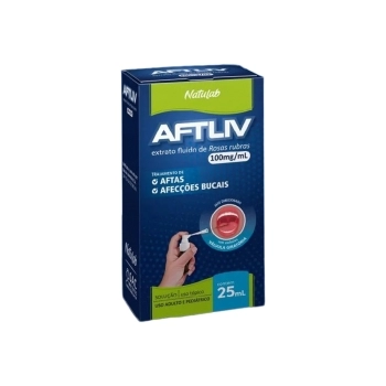 AFTLIV - ROSA RUBRA SOL TOP BUCAL 25ML