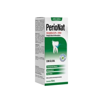 ANTISSEPTICO BUCAL PERIONAT 250ML C/ALCOOL CLOREX+XILITOL