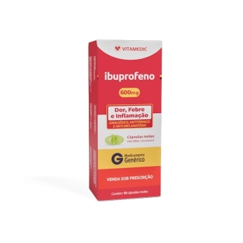 IBUPROFENO 600MG 10CAPS MOLE(60)