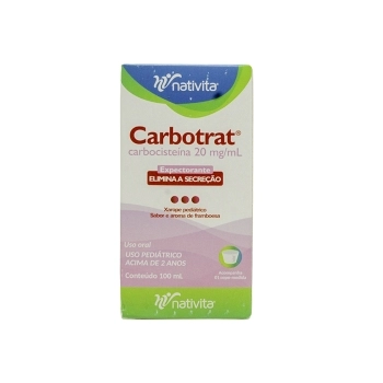 CARBOCISTEINA 20MG/ML XP INFANTIL 100ML