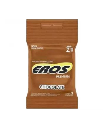 PRESERV EROS CHOCOLATE 3UND (48)