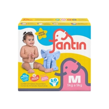 FRALDA FANTIN M C/10 UN
