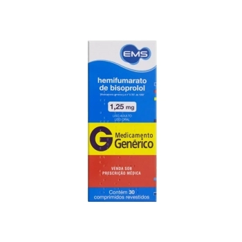 HEMIFUM BISOPROLOL 1,25MG 30COMP