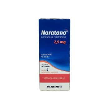 NARATANO 2,5MG C/ 4CP REV (60)