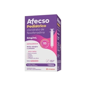 AFECSO PEDIATRICO - CLOR FEXOFENADINA 6MG/ML 60ML