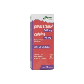 PARACETAMOL 500MG+CAFEINA 65MG 20COMP