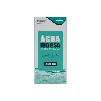 AGUA INGLESA 240ML QUINA METALAB