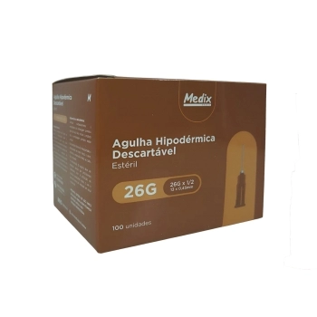 AGULHA HIPODERMICA 25X0,7 22G C/DISPOSITIVO SEGURANÇA(100)