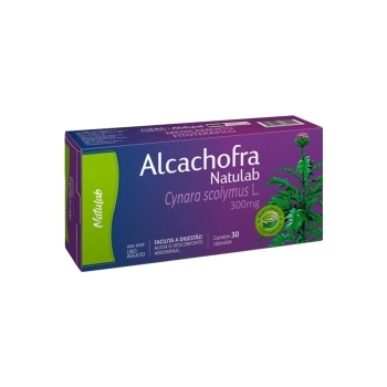 ALCACHOFRA NATULAB 300MG 30 CAPS (50)