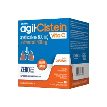 AGIL - CISTEIN 600MG+VITAMINA C 500MG 16ENV 5G