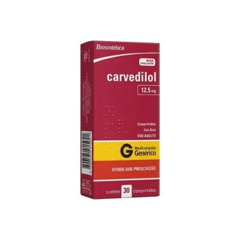 CARVEDILOL 12,5MG 30COMP
