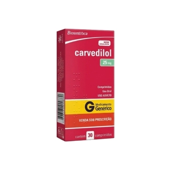 CARVEDILOL 25MG 30COMP