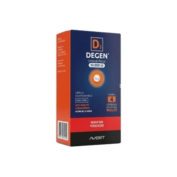 DEGEN - COLECALCIFEROL 15.000UI VIT D3 4CAP