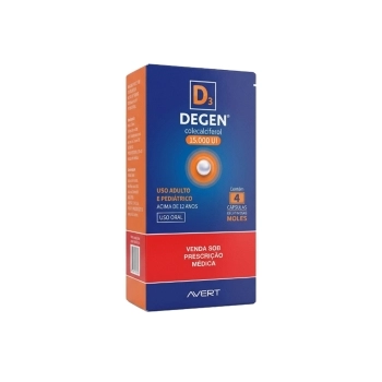 DEGEN - COLECALCIFEROL 15.000UI VIT D3 4CAP
