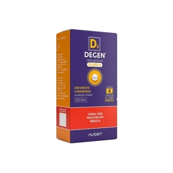 DEGEN - COLECALCIFEROL 15.000UI VIT D3 4CAP