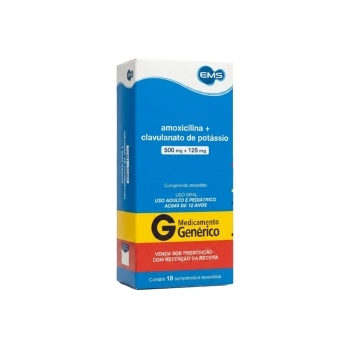 AMOXICILINA+CLAV POT 500+125MG 18COMP