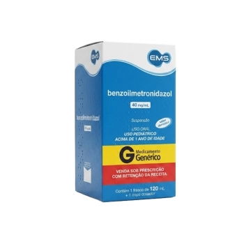 GEN BENZOILMETRONIDAZOL 40MG/ML 120ML SUSP