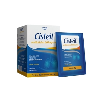 CISTEIL- ACETILCISTEINA 600MG C/10ENV(60)