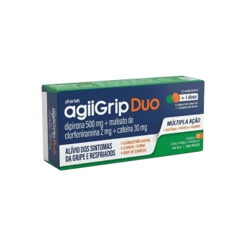 AGILGRIP DUO - DIPIRONA+FENIRAMINA+CAFEINA 25X6COMP