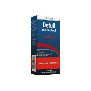 DEFULL COLECALCIFEROL VITAMINA D3 50.000UI 4COMP