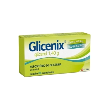 GLICENIX - SUPOSITORIO GLICERINA PED C/6UND