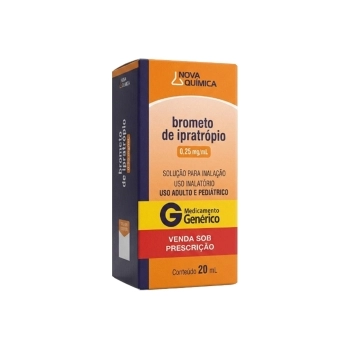 BROMETO IPRATROPIO 0,25MG/ML 20ML(100