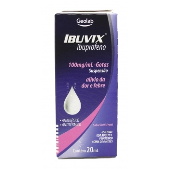 IBUVIX - IBUPROFENO GTS 100MG/ML 20ML(60)