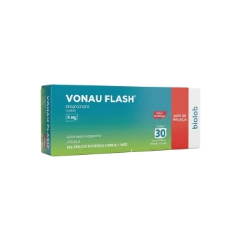 VONAU FLACH - CLOR ONDANSETRONA MORANGO 4MG 30COMP