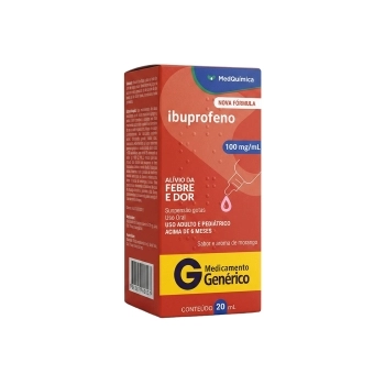 IBUPROFENO 100MG/ML 20ML (180)