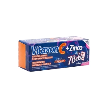 VITAXON C+ZINCO 7BELO ACIDO ASCORB C/10COMP EFEV (120)