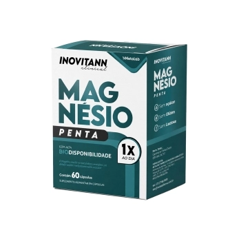 PENTAMAGNESIO 60CAPS - LINHA INOVITANN CLINICAL