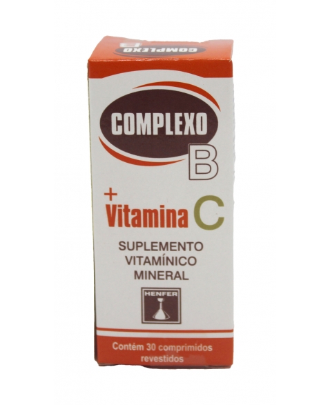 COMPLEXO B+VITAMINA C 30COMP