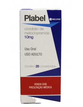 PLABEL - CLOR.METOCLOPRAMIDA 10MG C/20 (120)