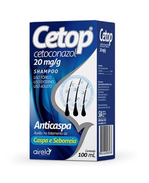 CETOP - CETOCONAZOL SH 20MG/G 100ML (50)