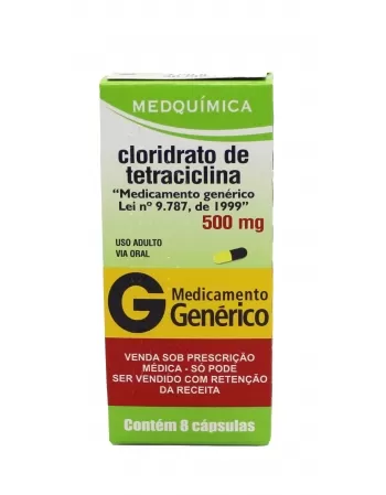 CLOR TETRACICLINA 500MG C/8COMP (100)