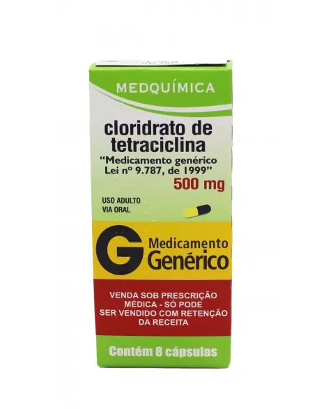 CLOR TETRACICLINA 500MG C/8COMP (100)