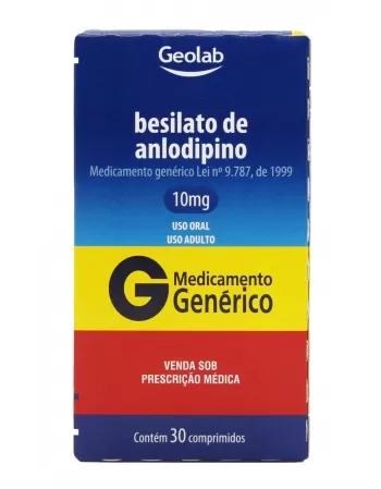 BESILATO ANLODIPINO 10MG C/30COMP(60)