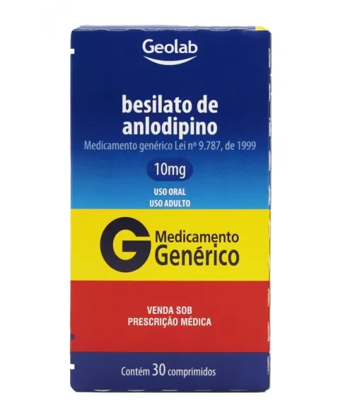 BESILATO ANLODIPINO 10MG C/30COMP(60)