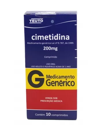 CIMETIDINA 200MG C/10COMP (100)