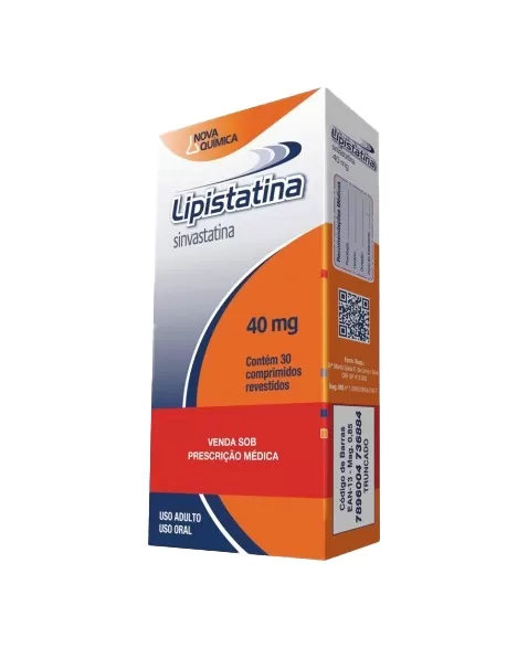 LIPISTATINA 40MG 30COMP (48)