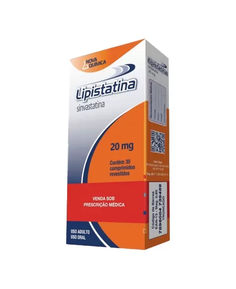 LIPISTATINA 20MG 30COMP (48)