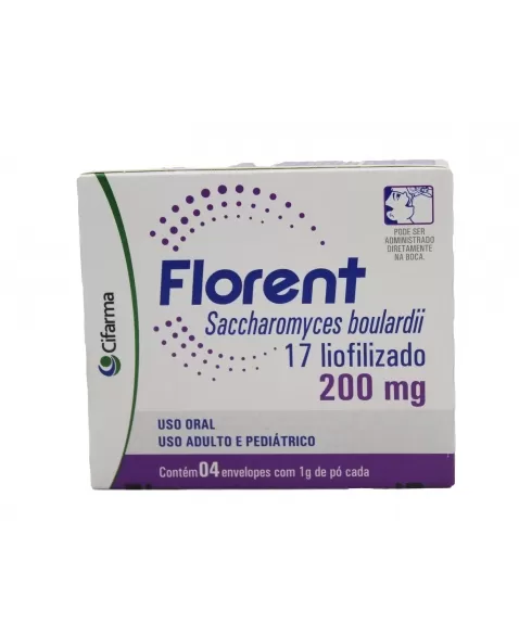 FLORENT 200MG 4SACHE 1GR