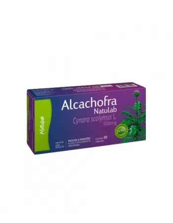 ALCACHOFRA NATULAB 300MG 30 CAPS (50)