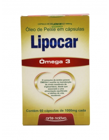 LIPOCAR OMEGA 3 C/60CAPS (24)