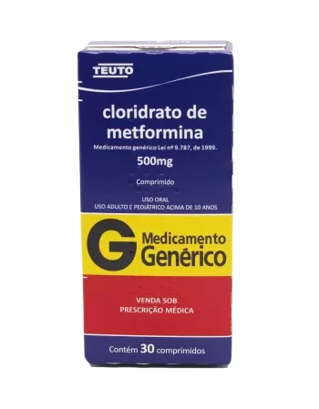 CLOR METFORMINA 500MG C/30COMP (50)