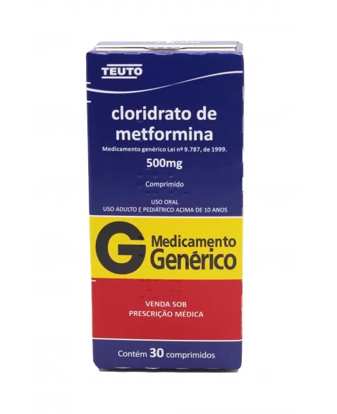 CLOR METFORMINA 500MG C/30COMP (50)