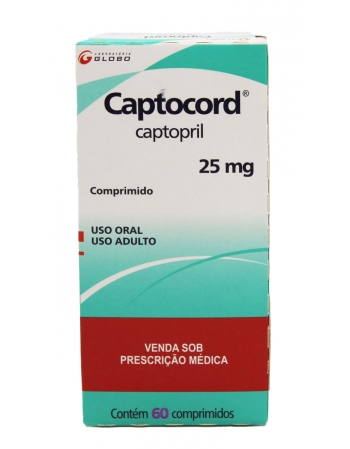 CAPTOCORD-CAPTOPRIL 25MG C/60COMP (200)