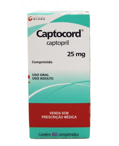 CAPTOCORD-CAPTOPRIL 25MG C/60COMP (200)